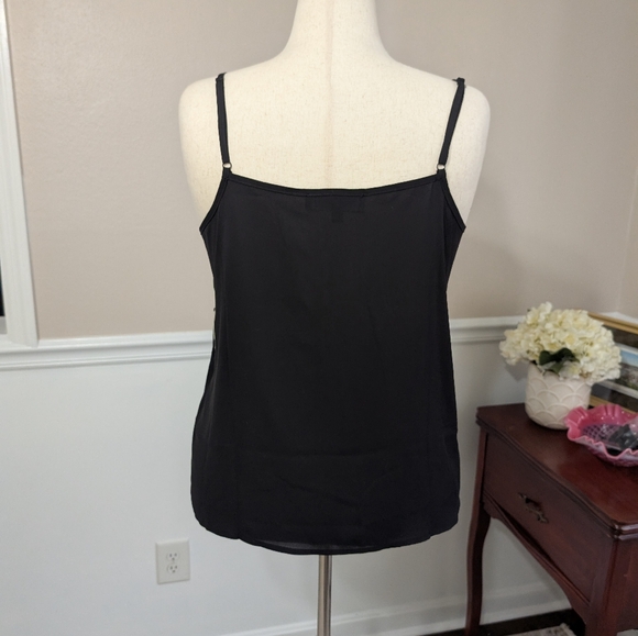 3/$30 NWT Eloquii Black V-neck Cami - Picture 5 of 8